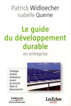 ebook cover of Le guide du développement durable en entreprise, by Widloecher/Quer