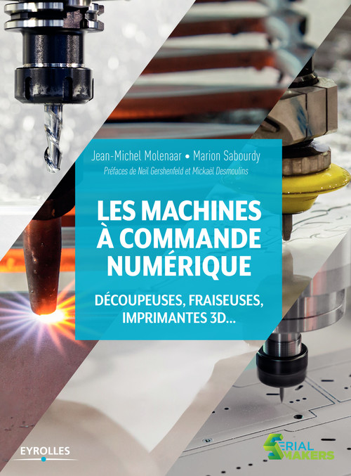 Couverture ebook de Les machines à commande numérique, de Jean-michel Molenaar, Marion Sabourdy
