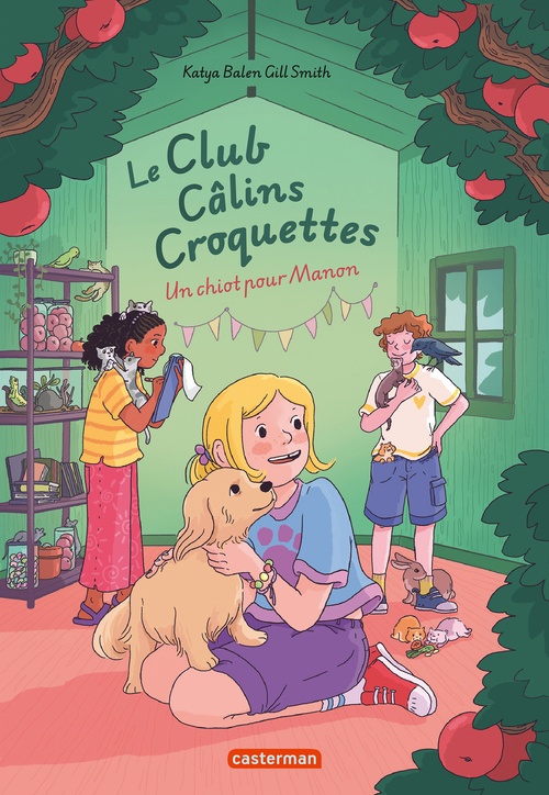 Couverture ebook de Le club câlins croquettes (Tome 1) - Un chiot pour Manon, de Katya Balen, Gill Smith