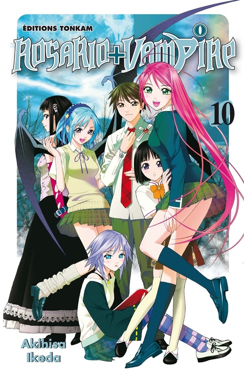 Couverture ebook de Rosario + Vampire T10, de Akihisa Ikeda