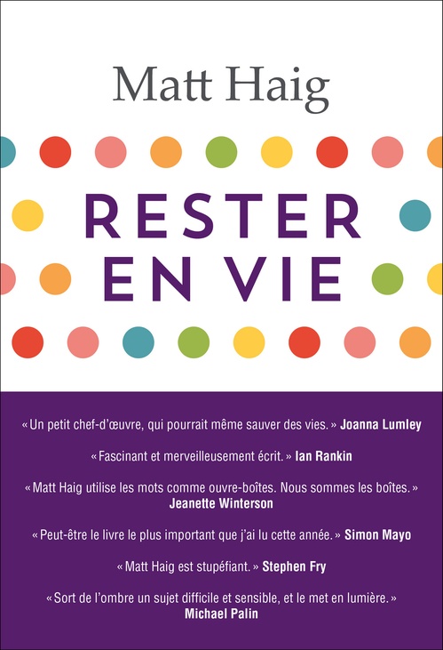 ebook cover of Rester en vie, by Matt Haig