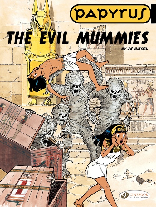 ebook cover of Papyrus - Volume 4 - The Evil Mummies, by Lucien De gieter
