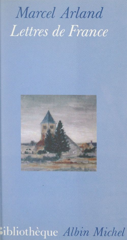 Couverture ebook de Lettres de France, de Marcel Arland