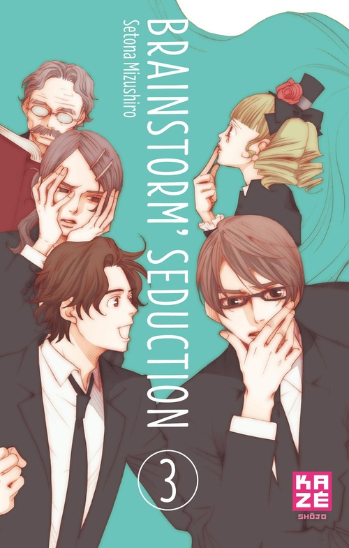 Couverture ebook de Brainstorm Séduction T03, de Setona MIZUSHIRO