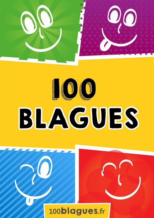 Couverture ebook de 100 blagues, de 100blagues.Fr