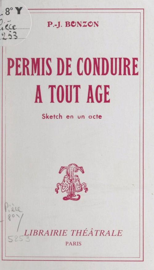 Couverture ebook de Permis de conduire à tout âge, de Paul-Jacques Bonzon