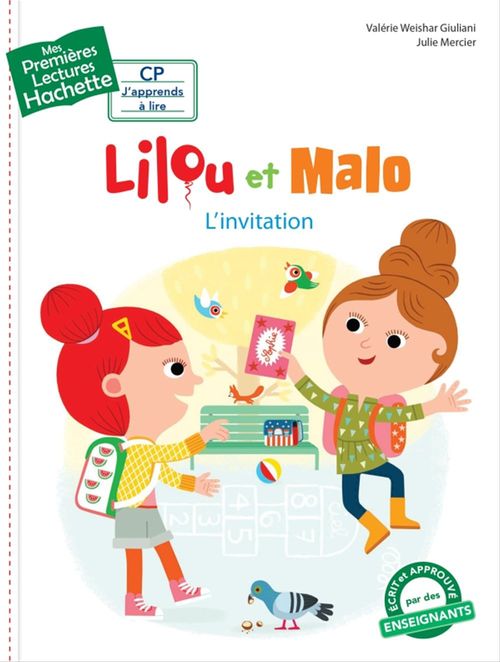 Couverture ebook de Lilou et Malo - L'invitation, de Valérie Weishar Giuliani