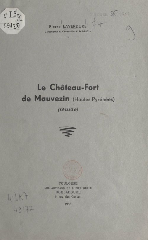 ebook cover of Le Château-Fort de Mauvezin, by Pierre Laverdure