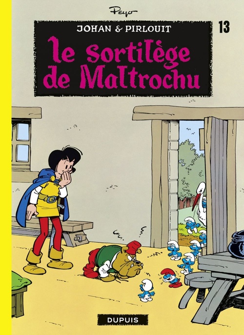 ebook cover of Johan et Pirlouit - Tome 13 - Le Sortilège de Maltrochu, by Peyo
