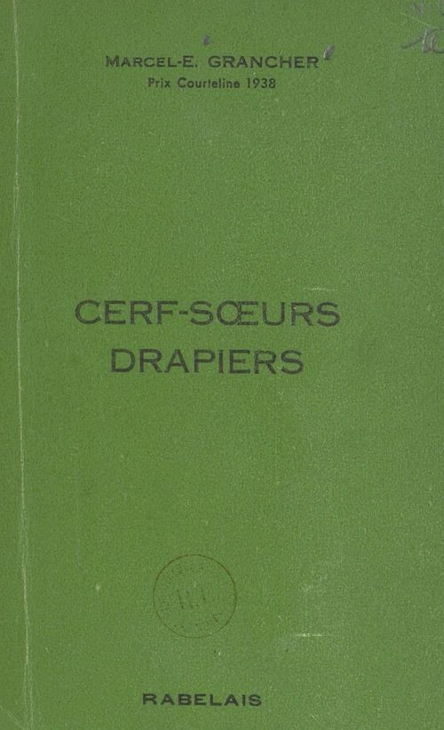 Couverture ebook de Cerf soeurs, de Marcel-Etienne Grancher