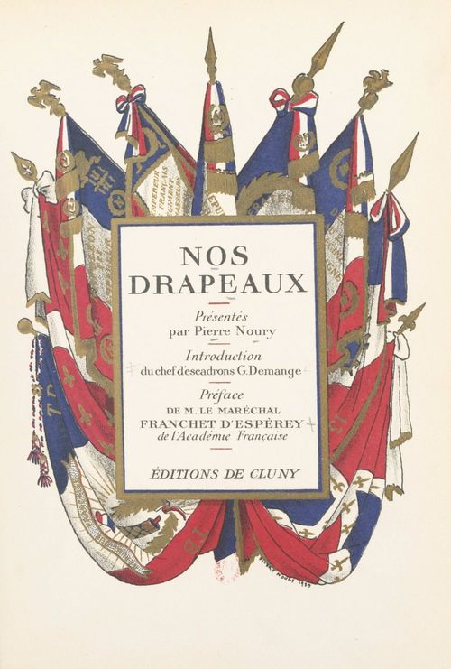 ebook cover of Nos drapeaux, by Pierre Noury
