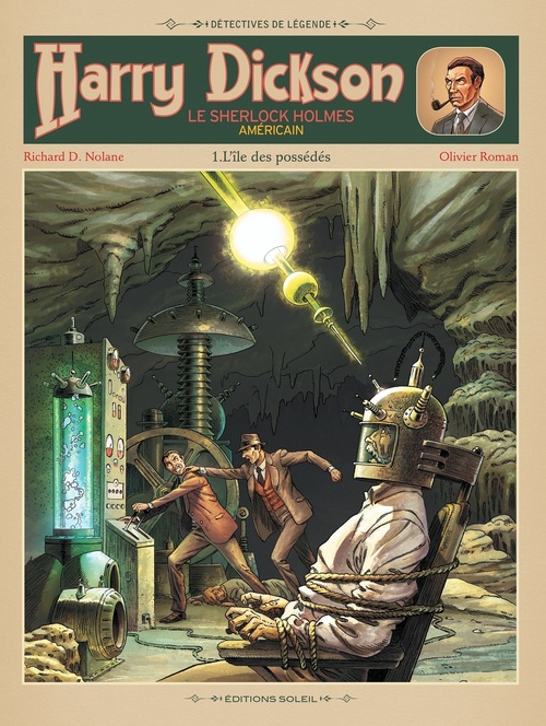 ebook cover of Harry Dickson T01 - L'île des possédés, by Richard D. Nolane