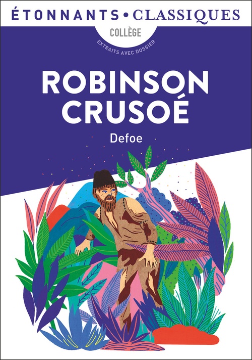 ebook cover of Robinson Crusoé, by Daniel Defoe