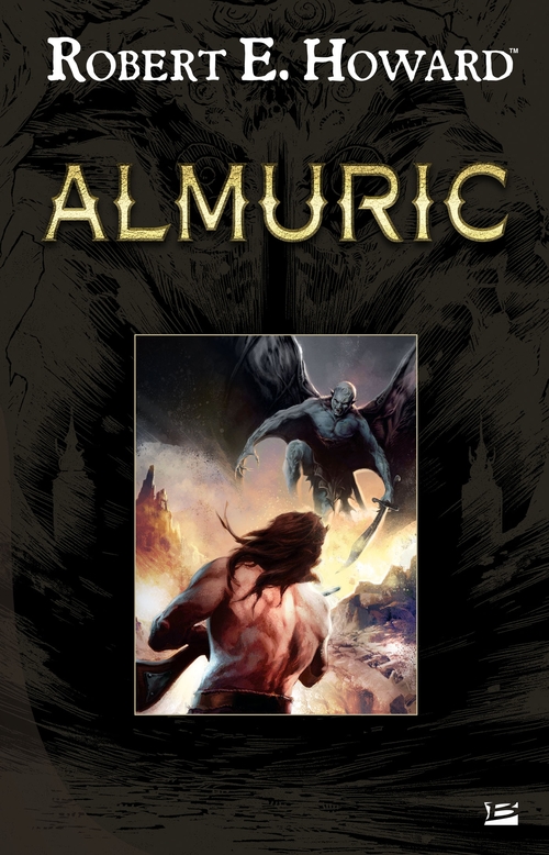 ebook cover of Almuric, by Robert E. Howard
