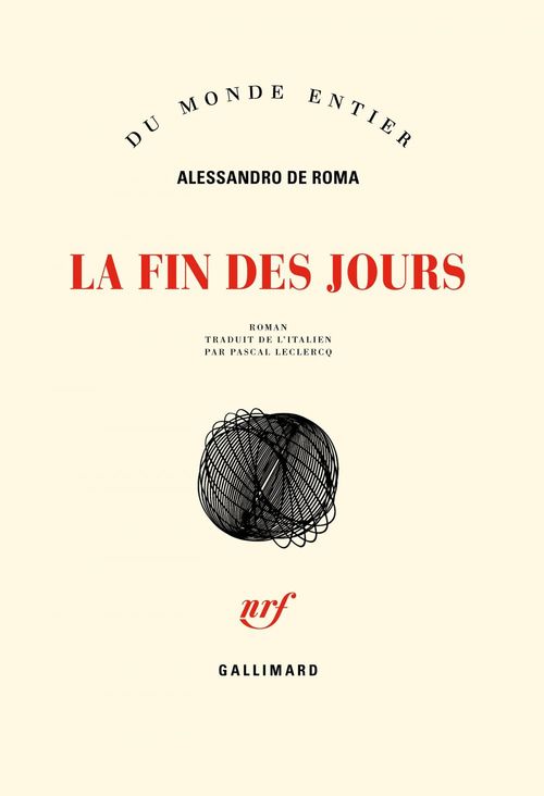 ebook cover of La fin des jours, by Alessandro De roma