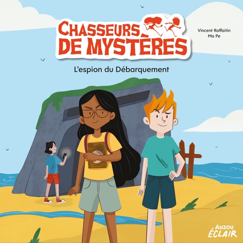 Couverture audiobook de Chasseurs de mystères - L'espion du Débarquement, de Vincent RAFFAITIN