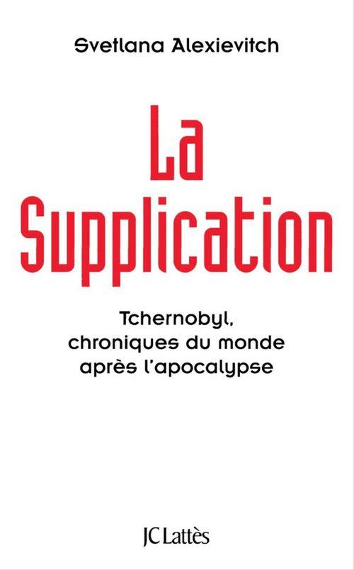 ebook cover of La supplication, by Svetlana Alexievitch
