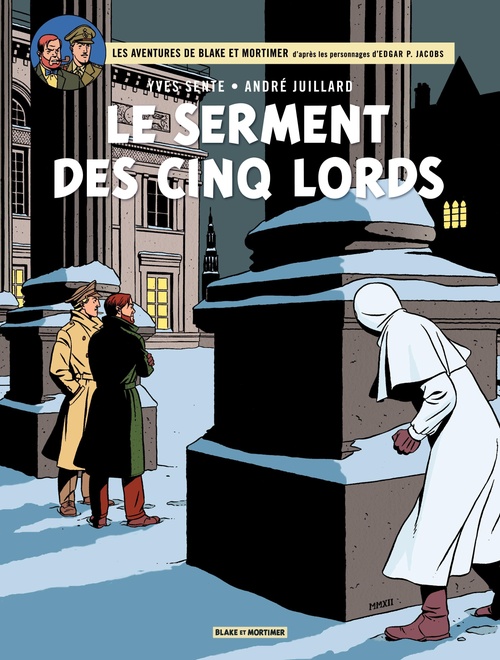 Couverture ebook de Blake & Mortimer - Tome 21 - Le serment des cinq Lords, de Yves Sente, André Juillard