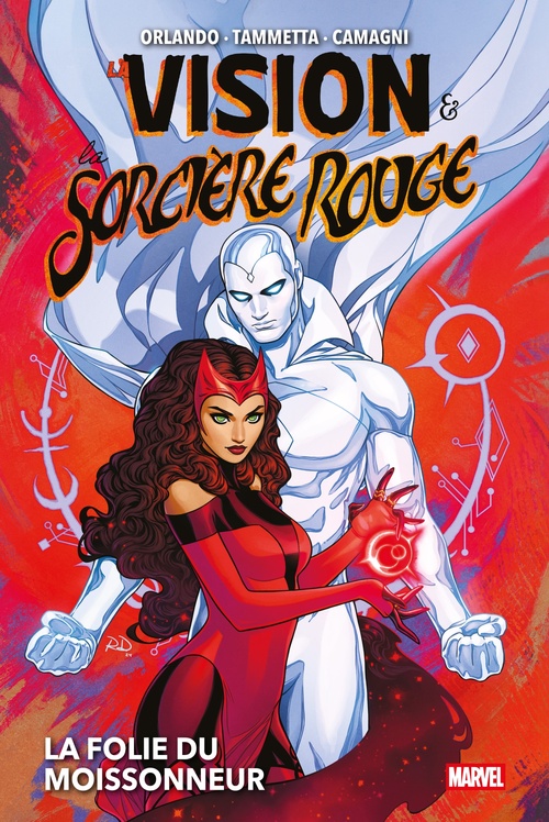 Couverture ebook de La Vision & La Sorcière Rouge : La Folie du Moissonneur, de Steve Orlando