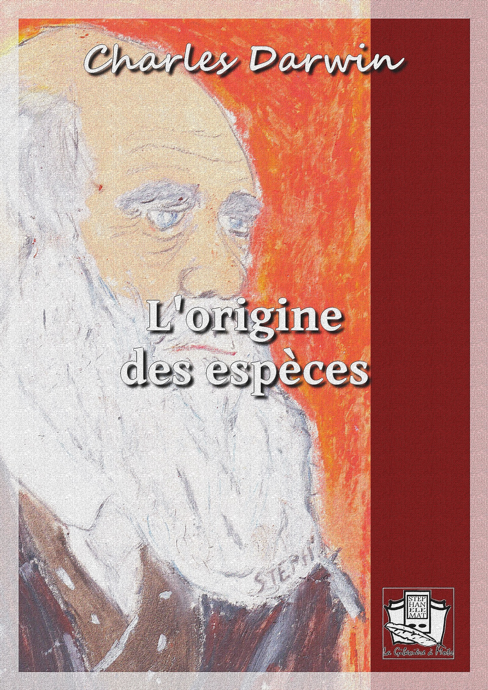 ebook cover of L'origine des espèces, by Charles Darwin