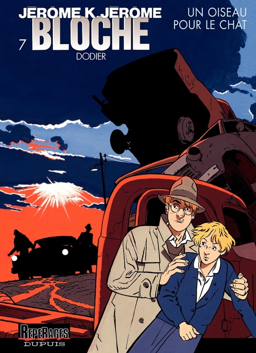 Couverture ebook de Jérôme K. Jérôme Bloche - Tome 7 - Un oiseau pour le chat, de Alain Dodier