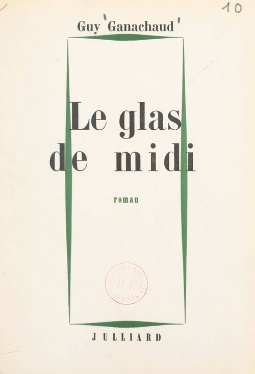 ebook cover of Le glas de midi, by Guy Ganachaud
