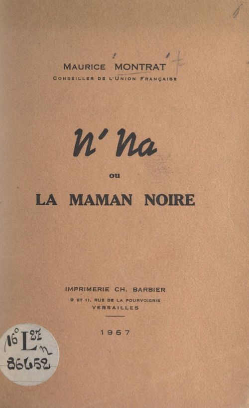 ebook cover of N'na, by Maurice Montrat