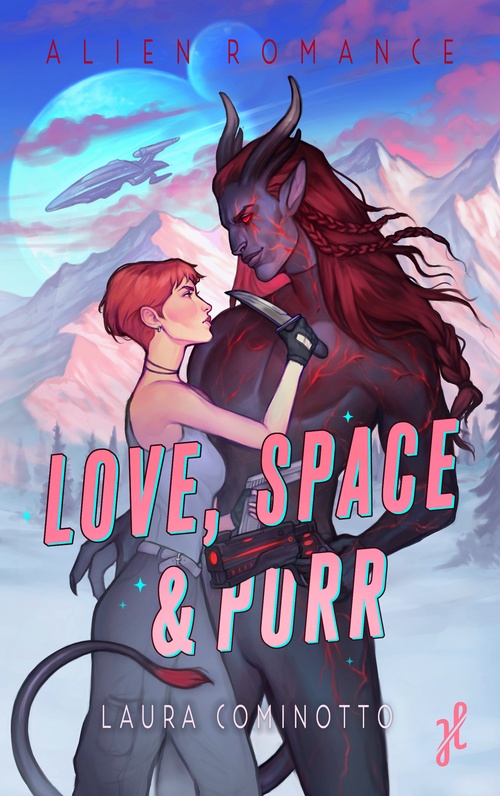 ebook cover of Love, Space & Purr, by Laura Cominotto