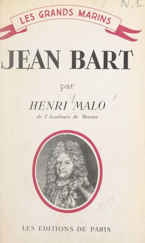 ebook cover of Jean Bart, by Henri Malo