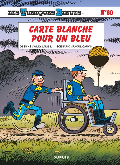 Couverture ebook de Les Tuniques Bleues - Tome 60 - Carte blanche pour un bleu, de Raoul Cauvin, Willy Lambil