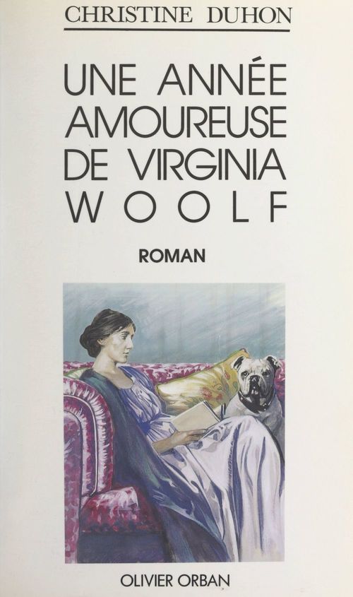 ebook cover of Une année amoureuse de Virginia Woolf, by Christine Duhon