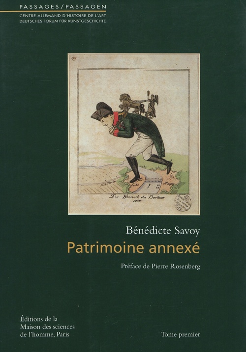 ebook cover of Patrimoine annexé, by Bénédicte Savoy