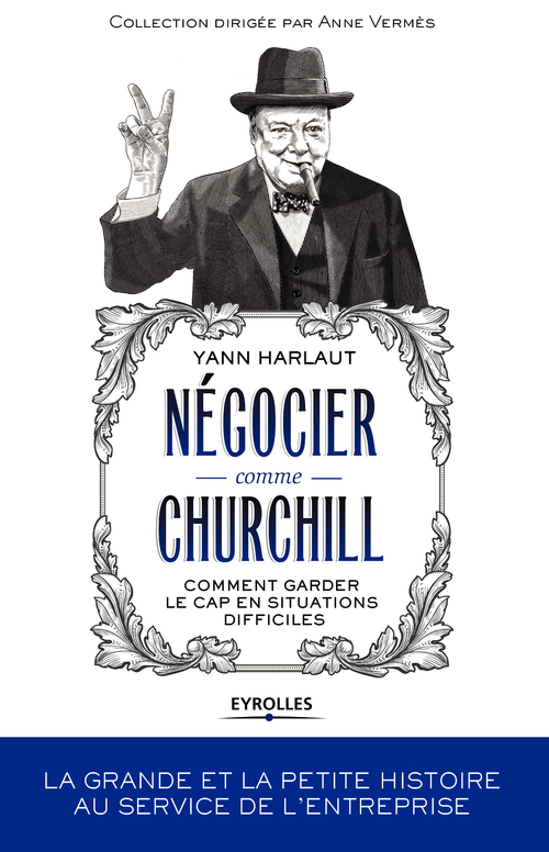 Couverture ebook de Négocier comme Churchill, de Yann Harlaut