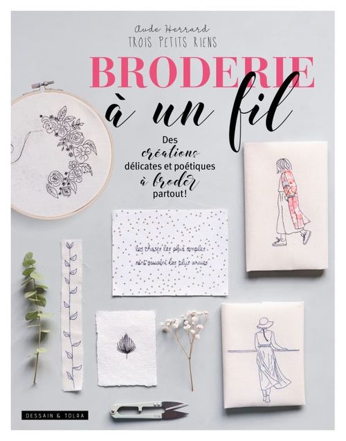 Couverture ebook de Broderie à un fil, de Herard Aude