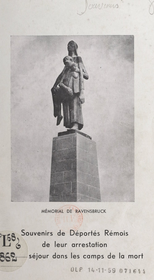 Couverture ebook de Souvenirs de Déportés rémois, de leur arrestation à leur séjour dans les Camps de la mort, de A. Pate, Charles Guggiari, S. Lacombe