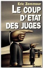 ebook cover of Le coup d'Etat des juges, by Eric Zemmour