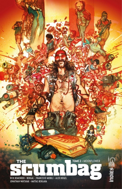 ebook cover of The Scumbag - Tome 2 - Moonflower, by Rick Remender