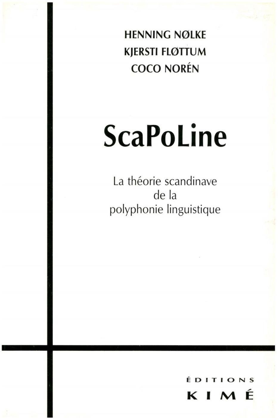 ebook cover of ScaPoLine, by Nolke Hennig