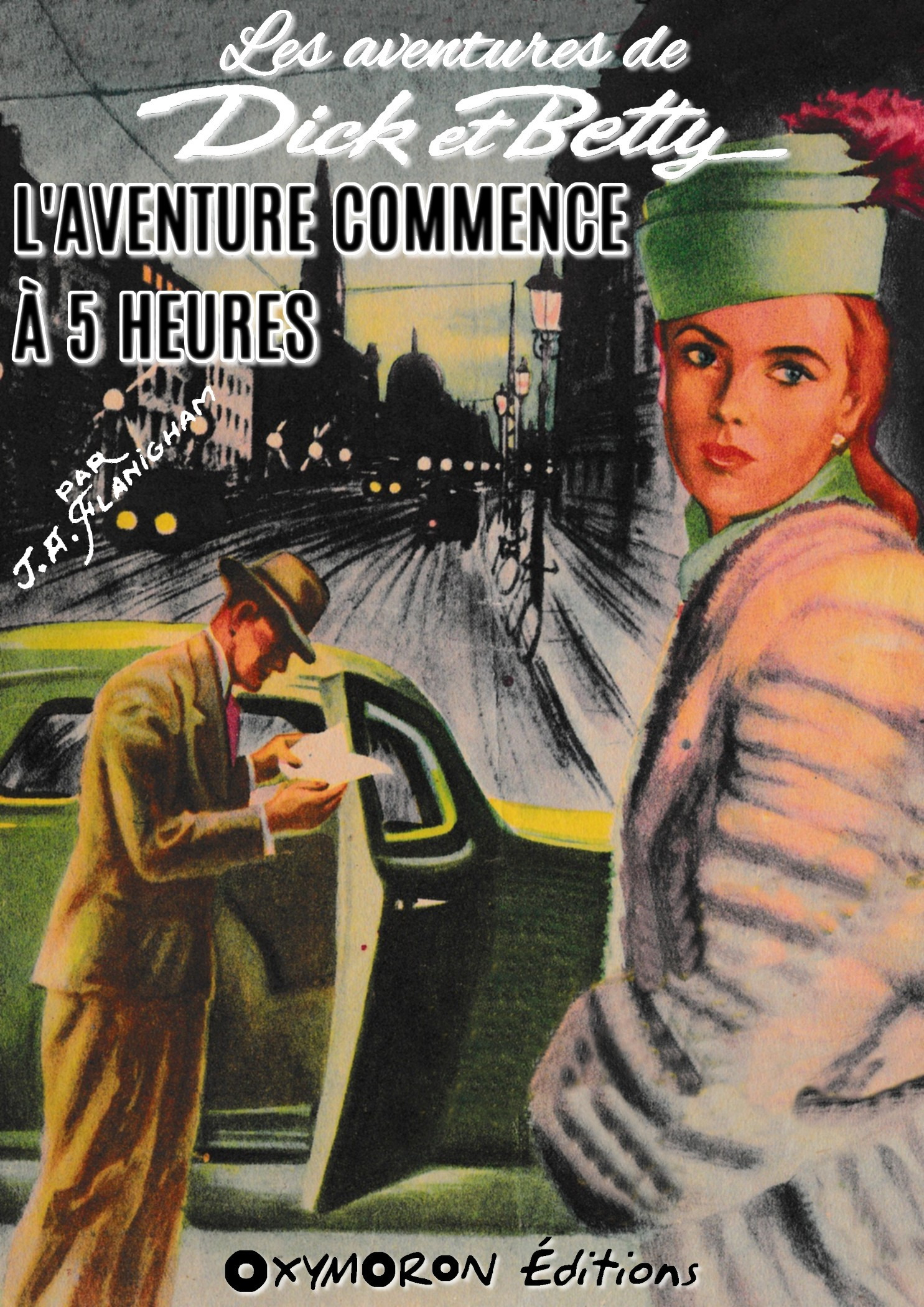 Couverture ebook de L'aventure commence à 5 heures, de J.A. Flanigham