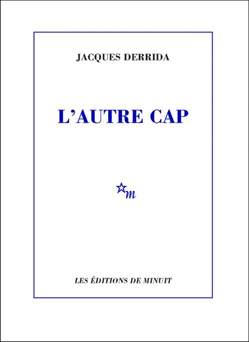 ebook cover of L'Autre cap, by Jacques Derrida