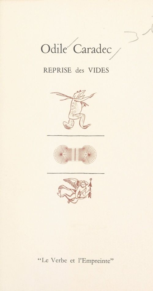 ebook cover of Reprise des vides, by Odile Caradec