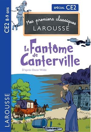 Couverture ebook de Le fantôme de Canterville d'après Oscar Wilde - CE2, de Catherine Mory, Simon Roginski