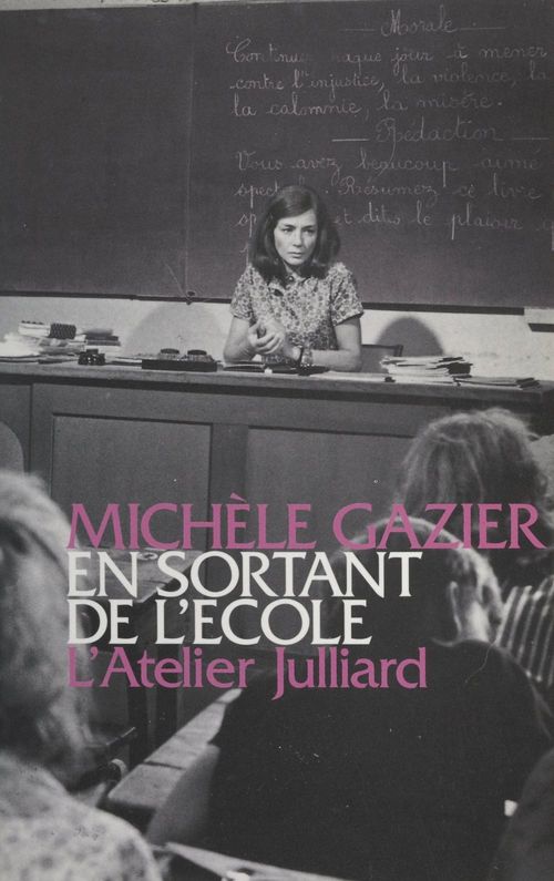 ebook cover of En sortant de l'école, by Michèle Gazier