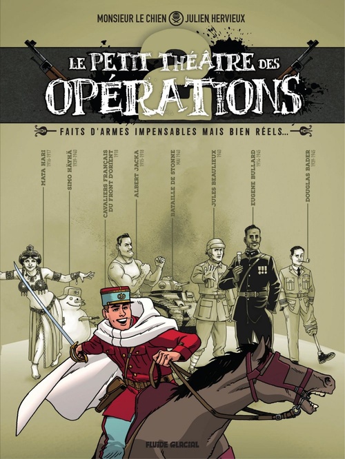 Couverture ebook de Le petit théâtre des opérations - Tome 2, de Julien Hervieux, Monsieur le chien