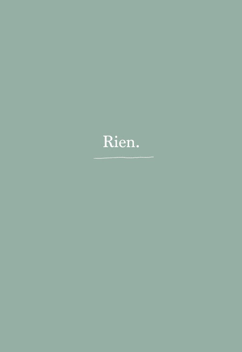 Couverture ebook de Rien., de Laurie Blanchette