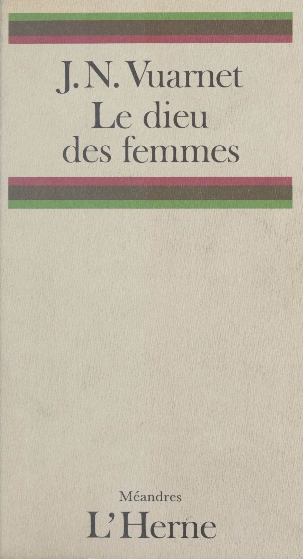 ebook cover of Le dieu des femmes, by Jean-noël Vuarnet