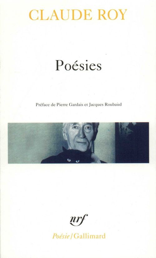 ebook cover of Poésies, by Claude Roy