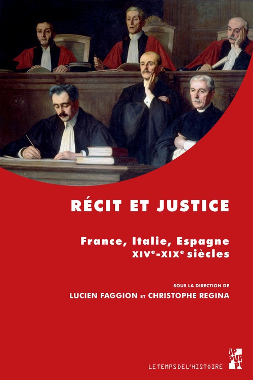 Couverture ebook de Récit et justice, de