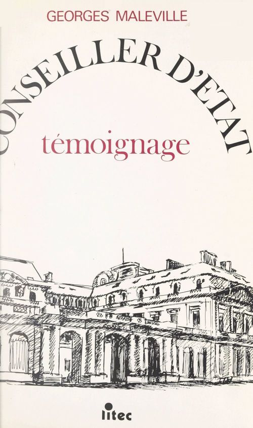 ebook cover of Conseiller d'État, by Georges Maleville