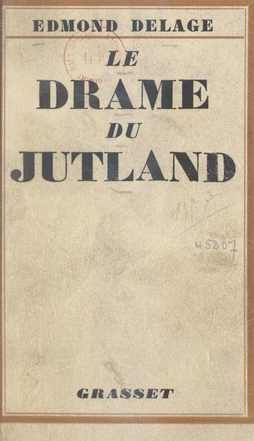 Couverture ebook de Le drame du Jutland, de Edmond Delage